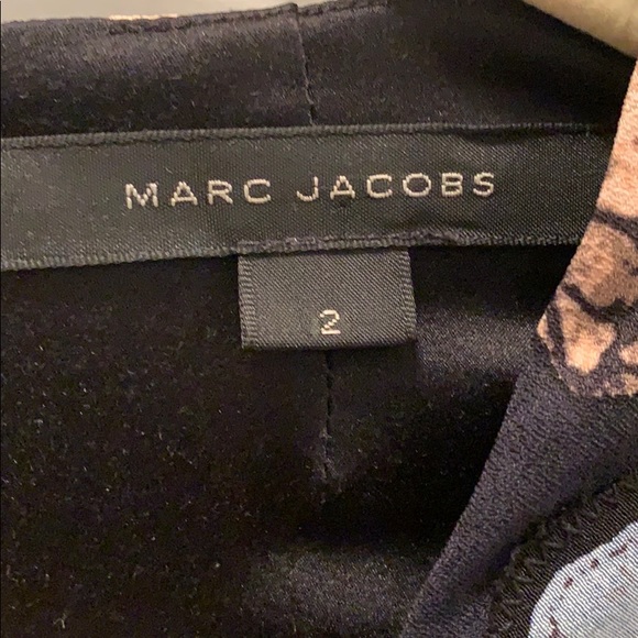 New Marc Jacobs Long Sleeve Blue Floral Midi Dress - Picture 5 of 5